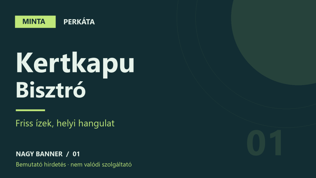 MINTA – Kertkapu Bisztró