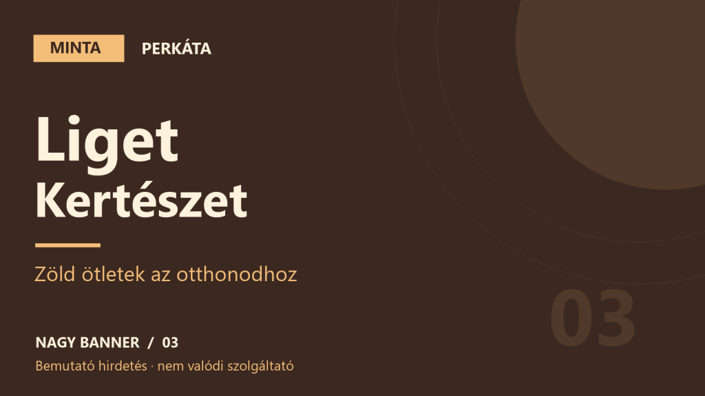 MINTA – Liget Kertészet