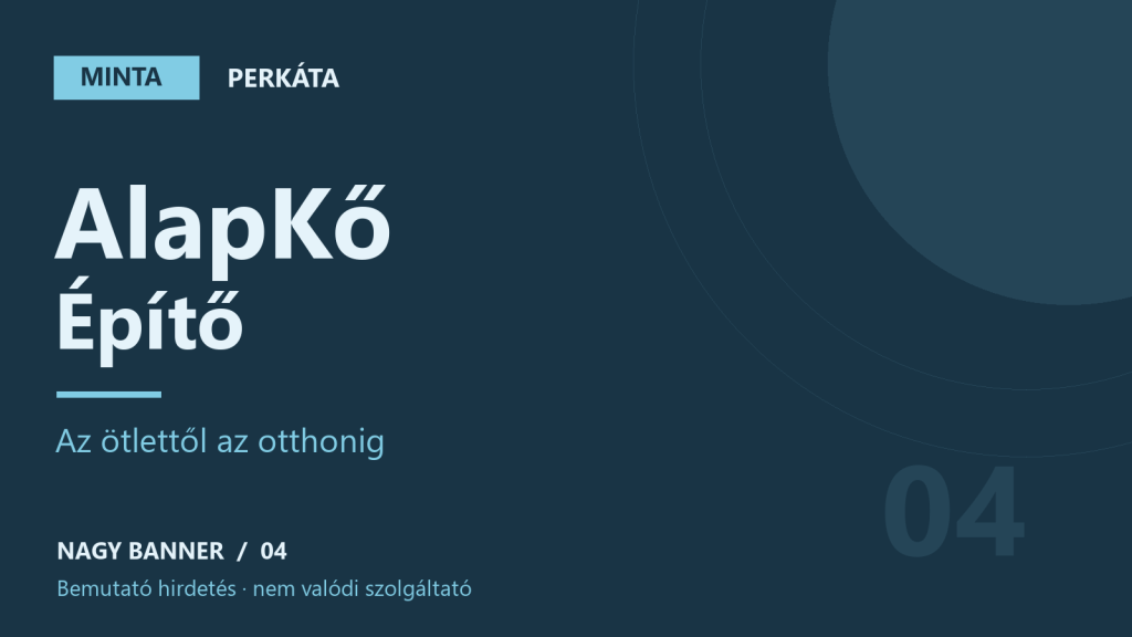MINTA – AlapKő Építő