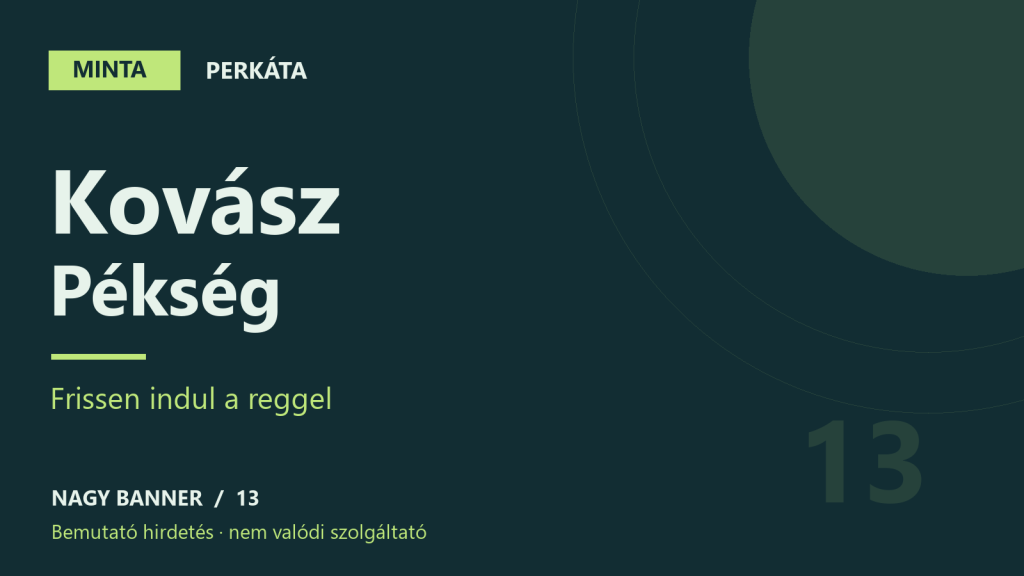 MINTA – Kovász Pékség