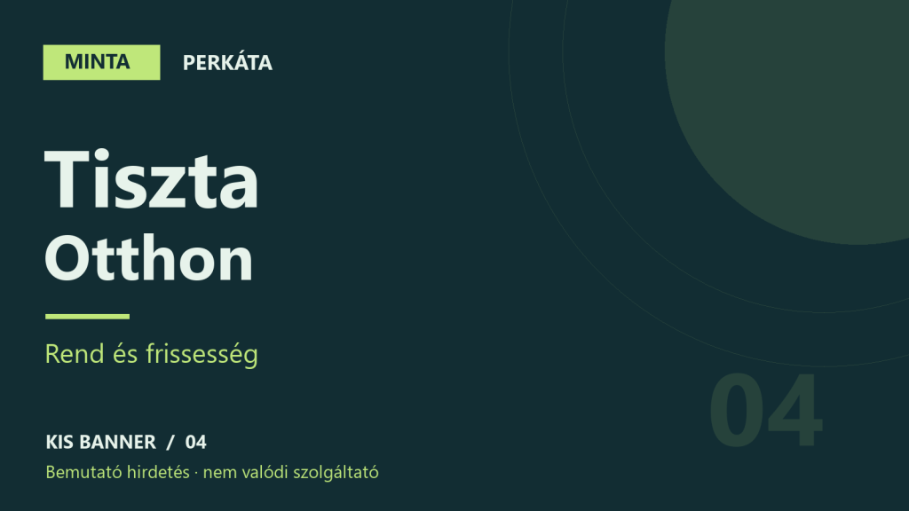 MINTA – Tiszta Otthon