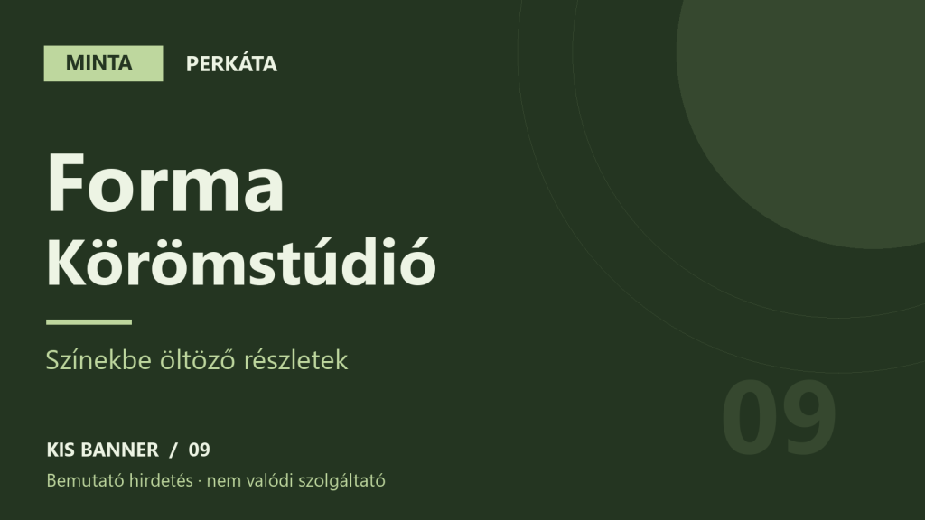 MINTA – Forma Körömstúdió