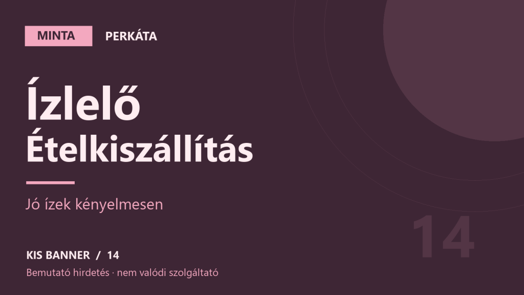 MINTA – Ízlelő Ételkiszállítás